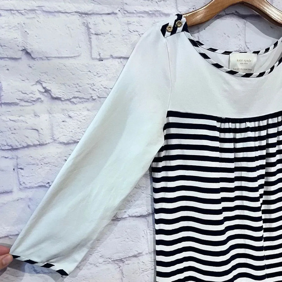 Kate Spade New York Stretch Striped Shift Dress Size Small - Picture 4 of 9